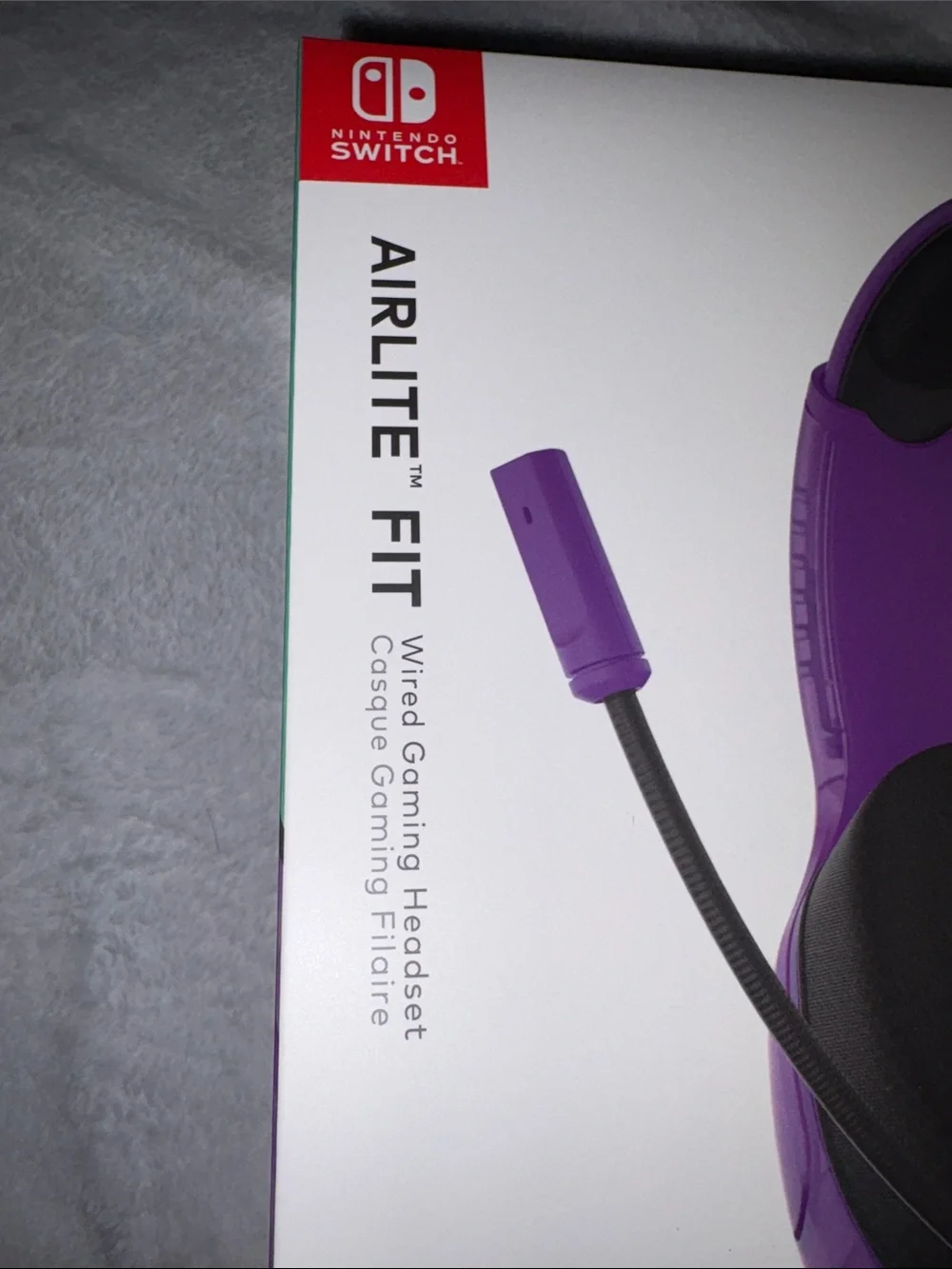 Nintendo Turtle Beach AirLite Fit Wired Gaming Headset - Purple